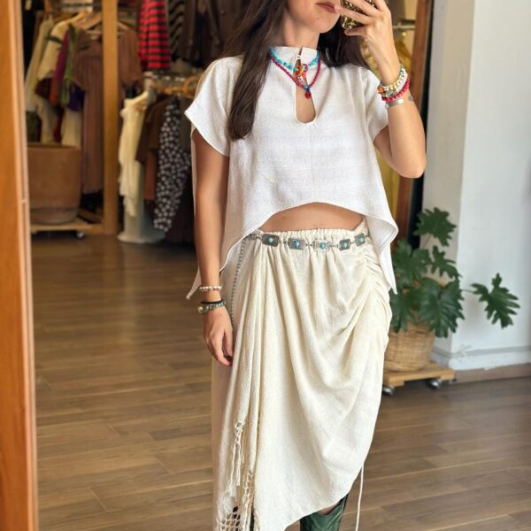 Crop Top Isadora Hueso